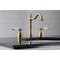 Kingston Brass KB1977PL 8" Widespread Bathroom Faucet, Brushed Brass KB1977PL - alternate 5